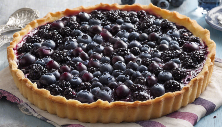 Tarte aux Myrtilles Recette de Grand-Mère: Facile et Rapide